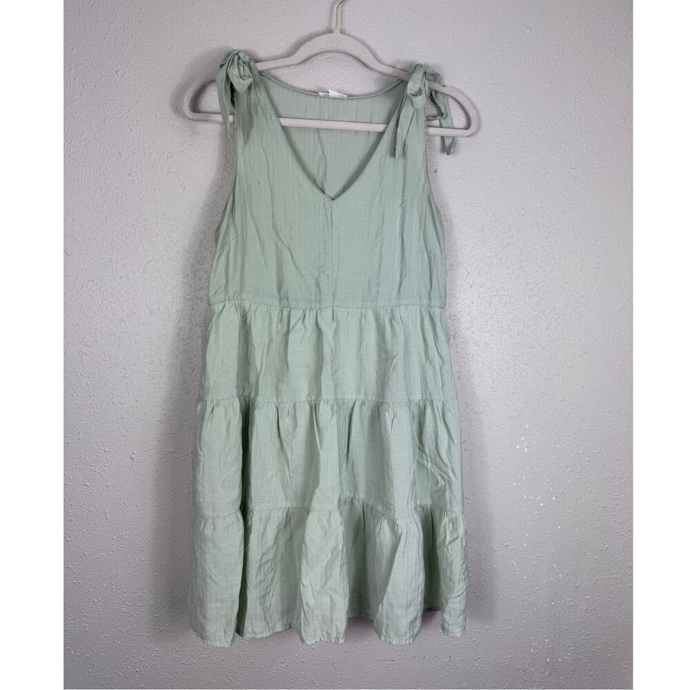 Blu Pepper Light Green Dress Womens Size Large